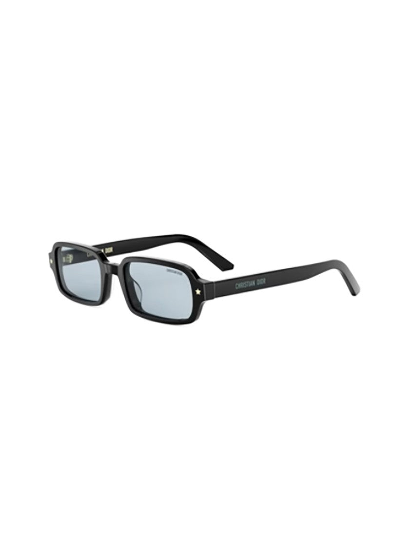 Dior Black Diorpacific S3f Rectangular Blue Sunglasses