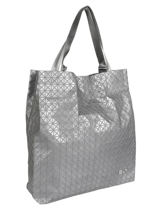Baobao Geometric Tote Bag With Triangular Pattern