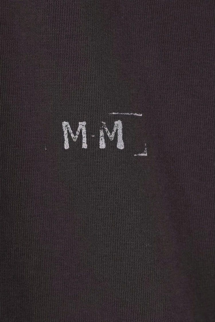 Maison Margiela Long-Sleeved Polo Shirt With Cropped Fit And Contrasting Collar