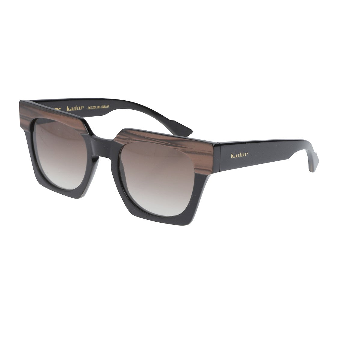 Kador Portofino/N Bold Two-Tone Oversized Square Frame Sunglasses