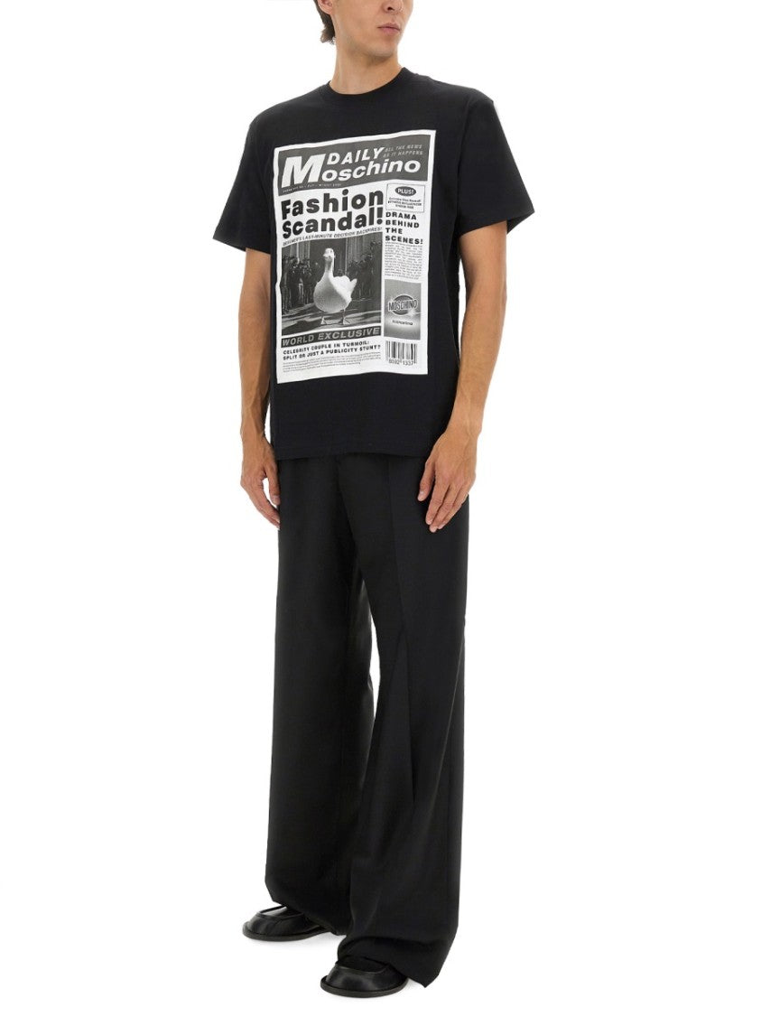 Moschino Graphic Print Cotton T-Shirt