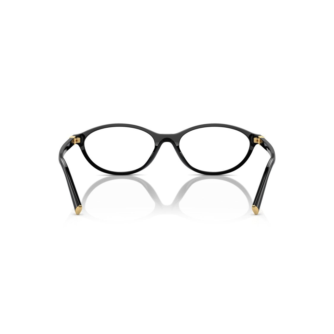 Miu Miu 0Mu 09Xv Oval Black Acetate Eyeglasses