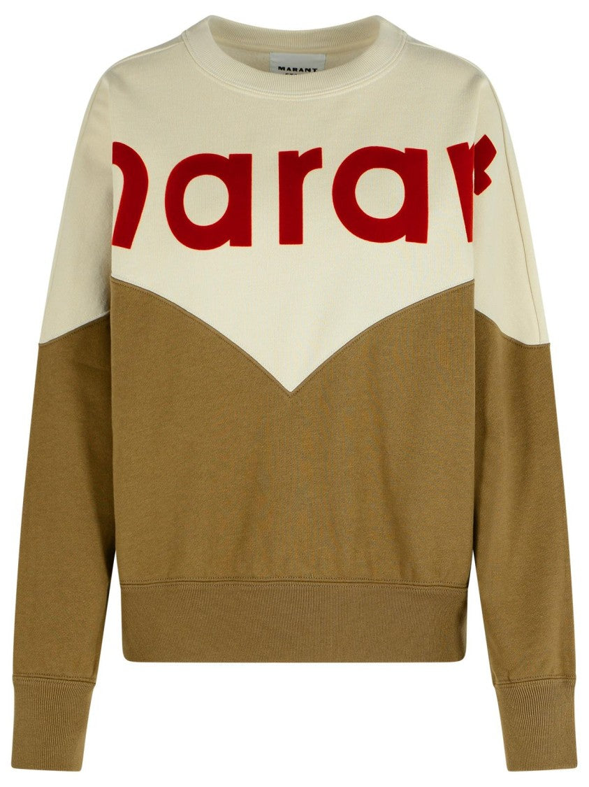 Isabel Marant Étoile Khaki Houston' Dark Cotton Blend Sweatshirt
