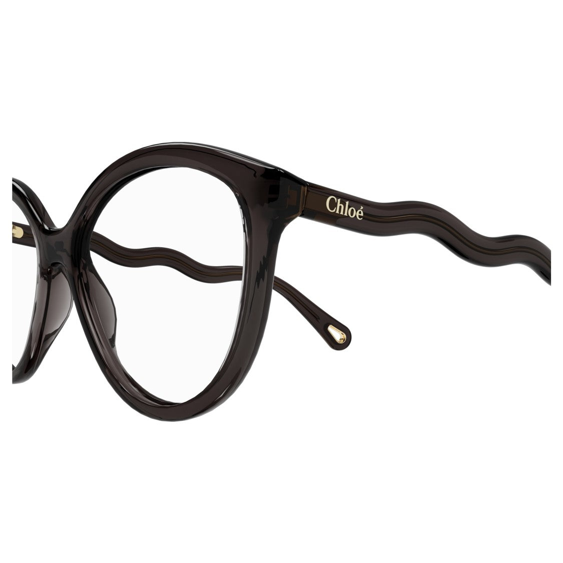 Chloé Ch0089o Rounded Black Bio Acetate Eyeglasses