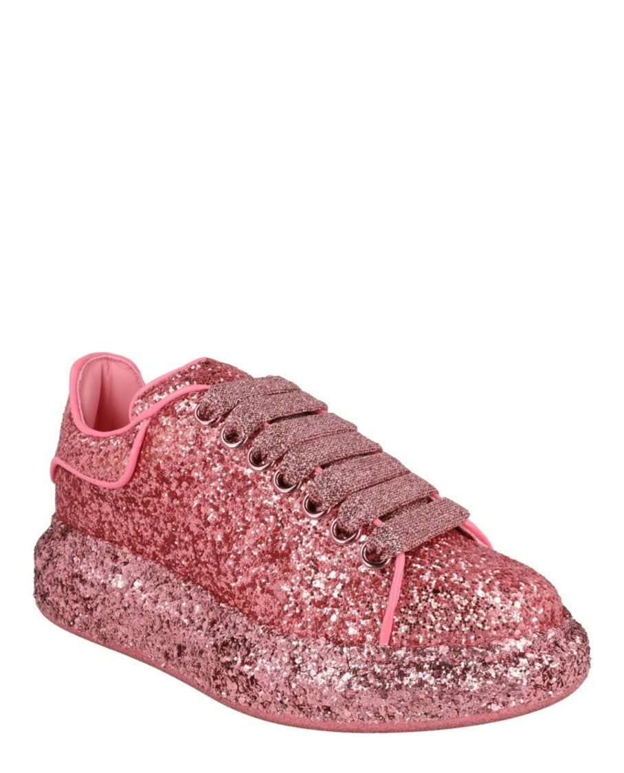 Alexander Mcqueen Oversized Glitter Sneakers