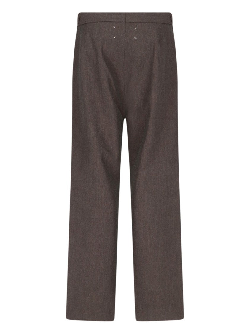 Maison Margiela Wool Pants – Brown