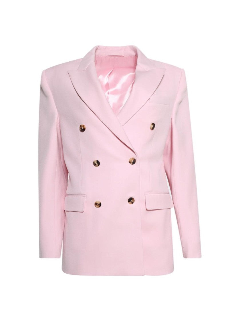 Wardrobe.Nyc Double Breasted Blazer Blush