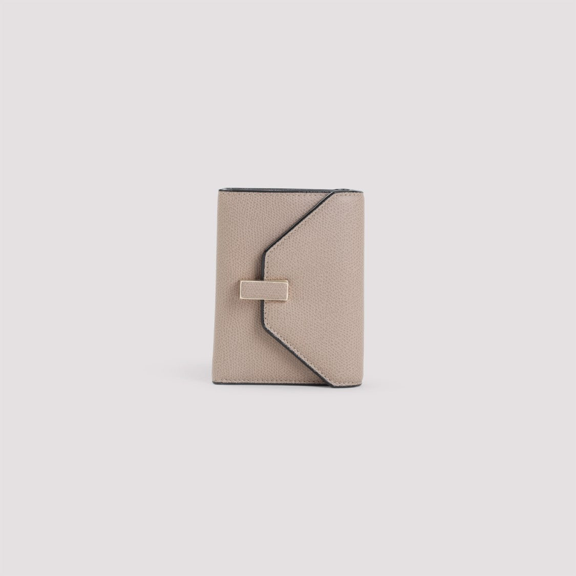Valextra Iside Beige Calf Leather Wallet