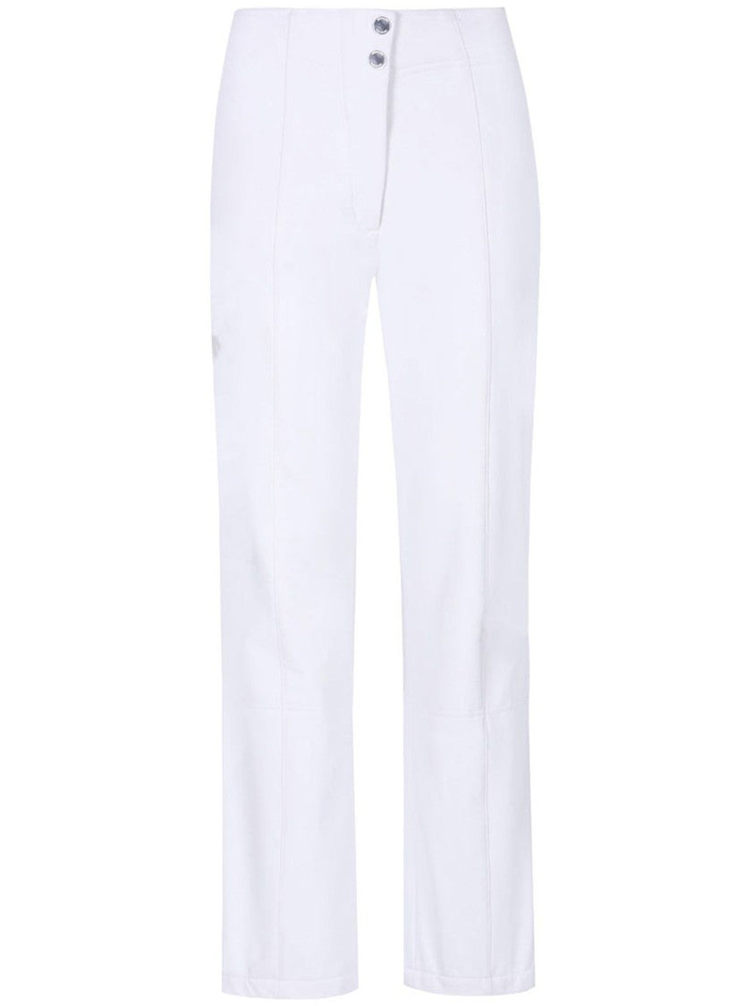Descente Stacy Straight-Leg White High Waist Pants