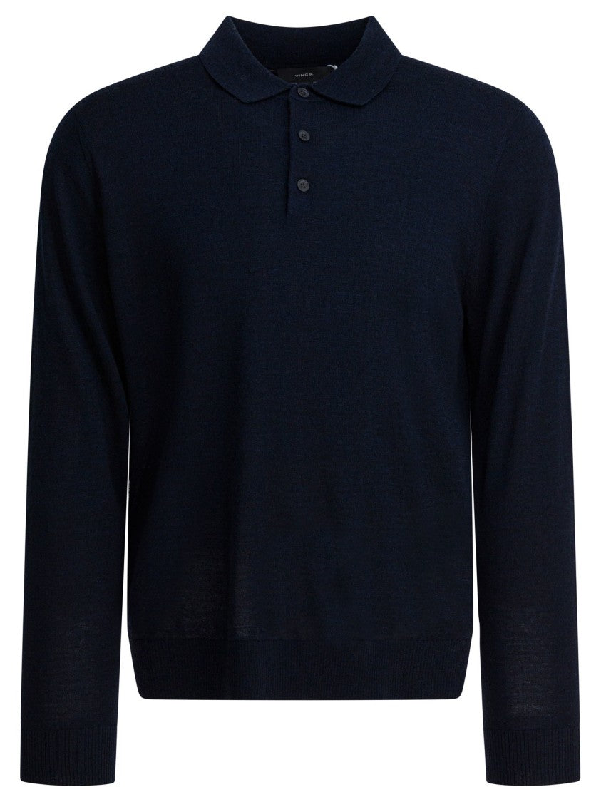 Vince Merino Wool Polo Shirt