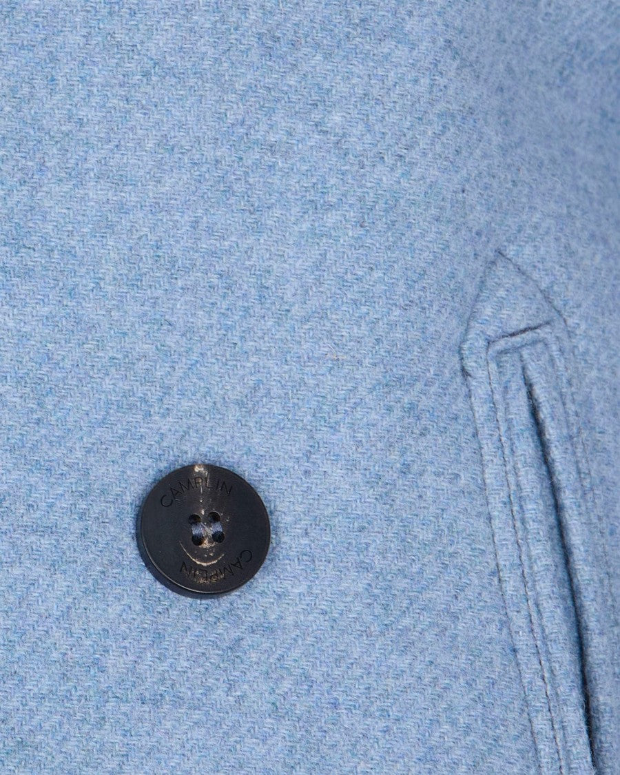 Camplin Thermal-Resistant Blue Wool Blend Peacoat