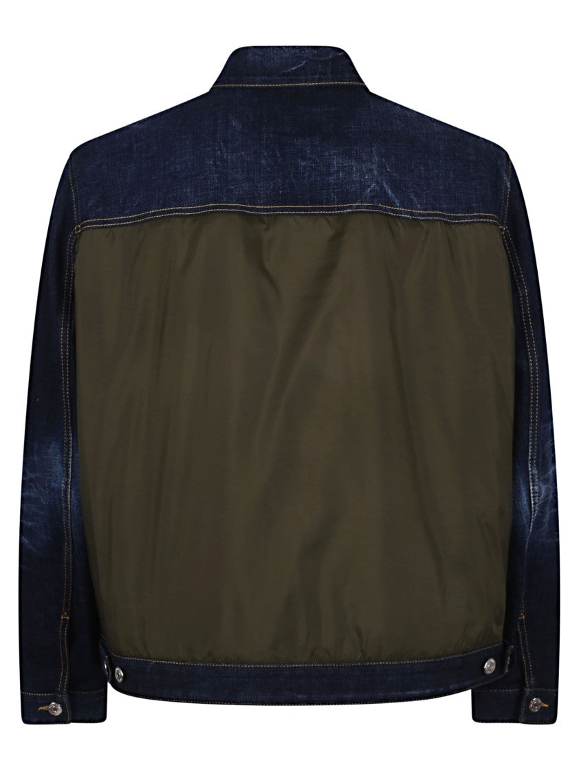 Dsquared2 Denim Puffer Jean Jacket