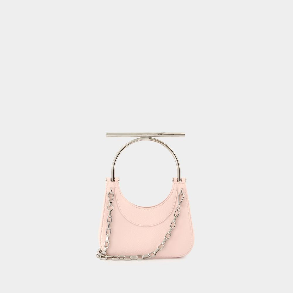 Alexander Mcqueen Mini Cross Bar Purse - Leather - Pink
