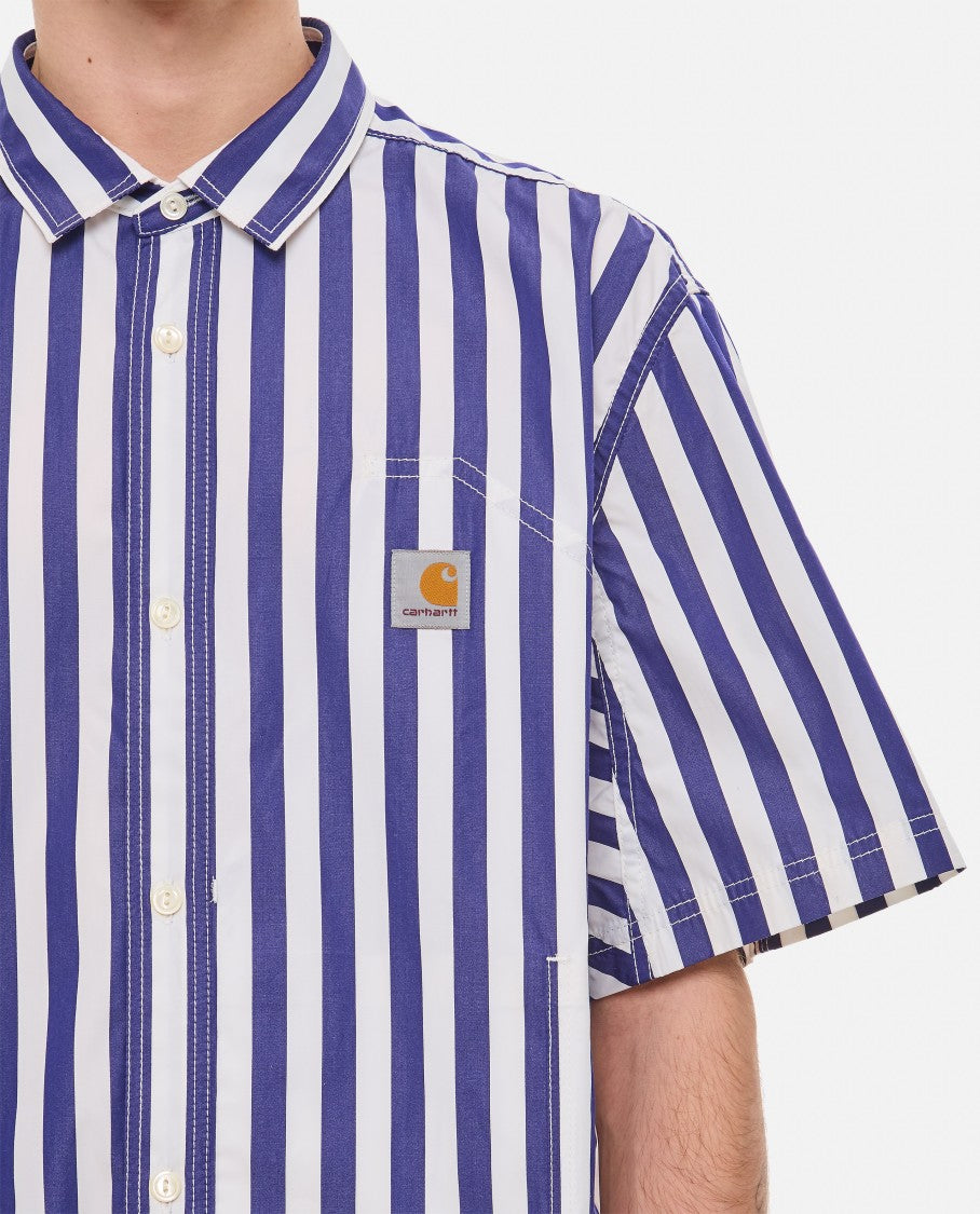 Junya Watanabe Short Sleeve Stripes Shirt