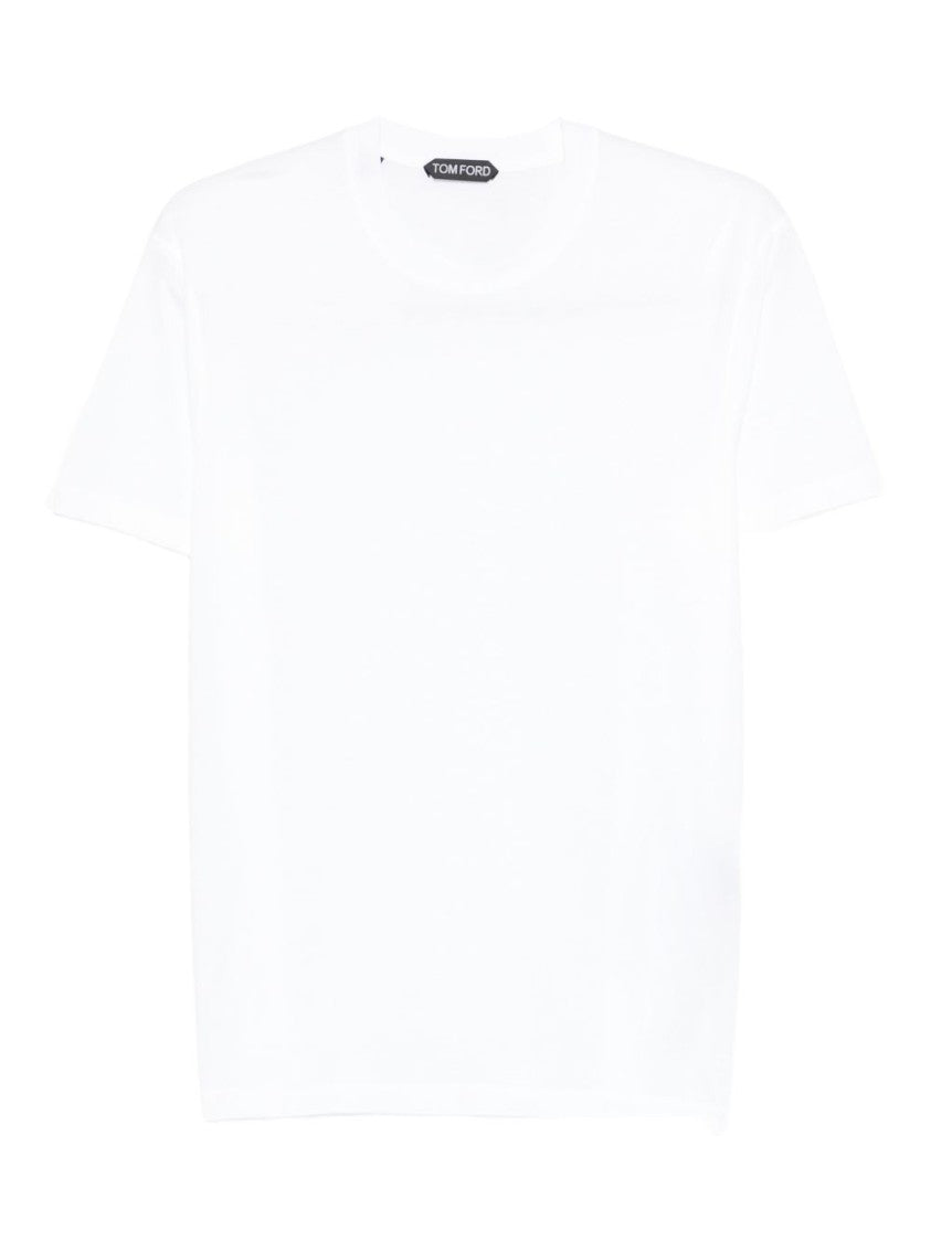 Tom Ford White T-Shirt With Crew Neckline