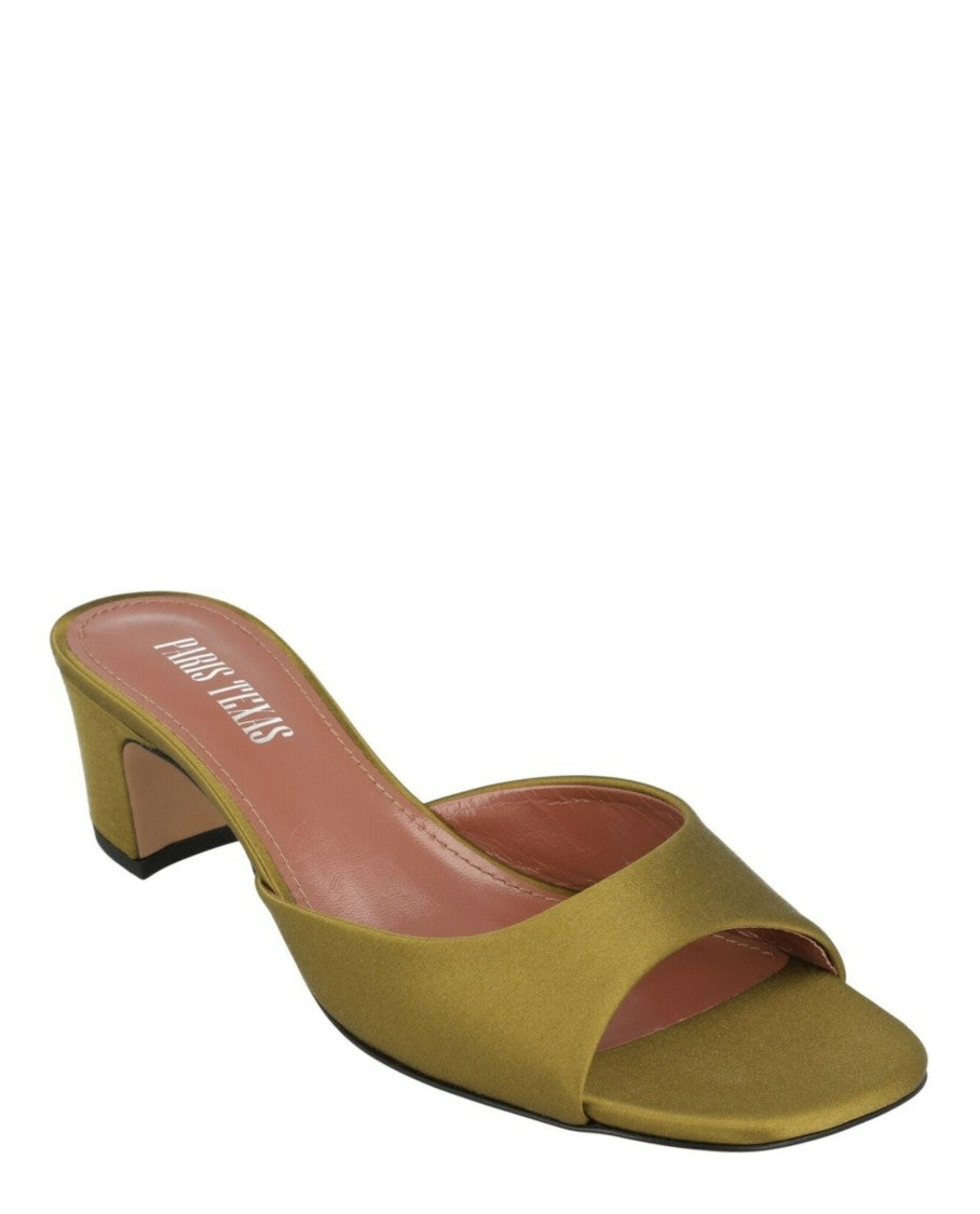 Paris Texas Lara Satin Mules