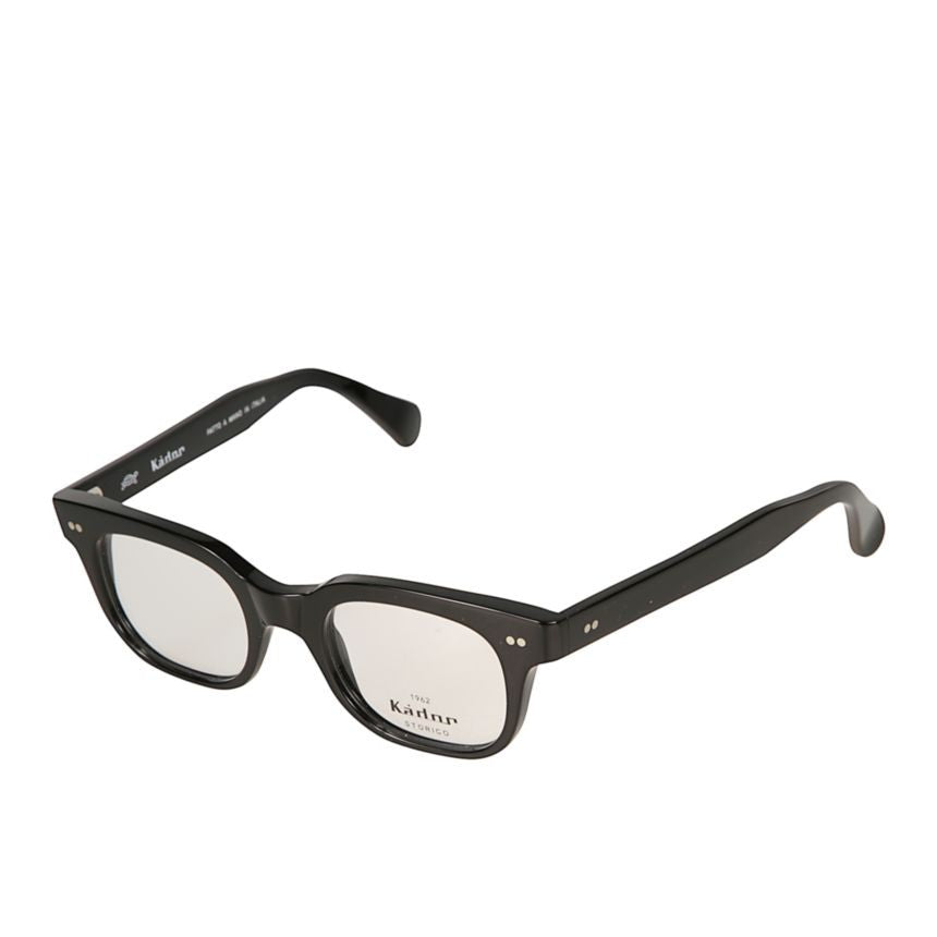 Kador Kayo Classic Rectangular Frame Eyeglasses With Glossy Black Finish