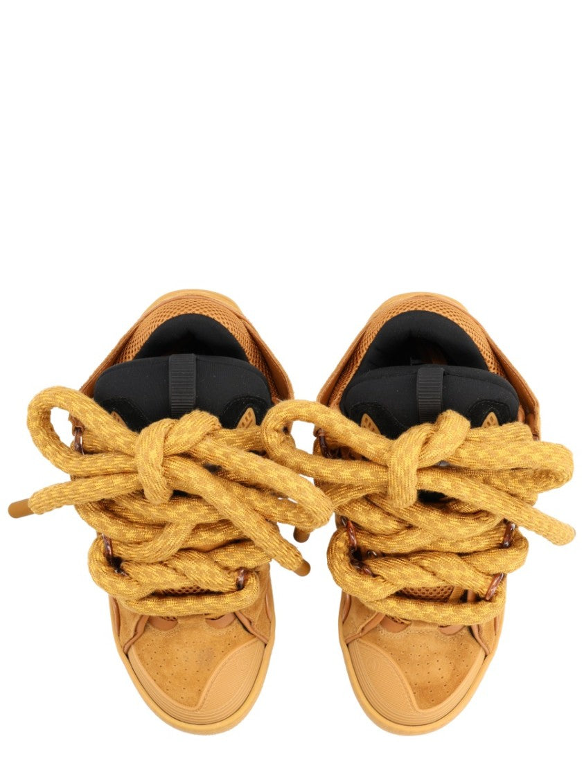 Lanvin Curb Suede Oversized Sneakers