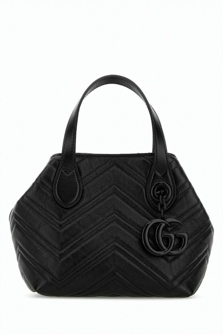 Gucci Chevron-Quilted Leather Small Tote Bag