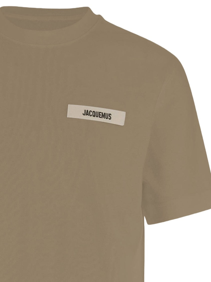 Jacquemus Ribbed Crew Neck Cotton T-Shirt