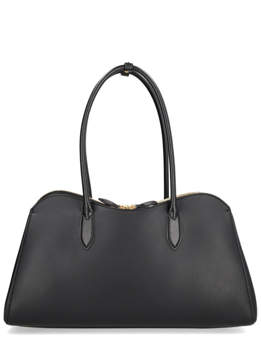 Stella Mccartney Black Ryder Polyamide Padlock Tote Bag