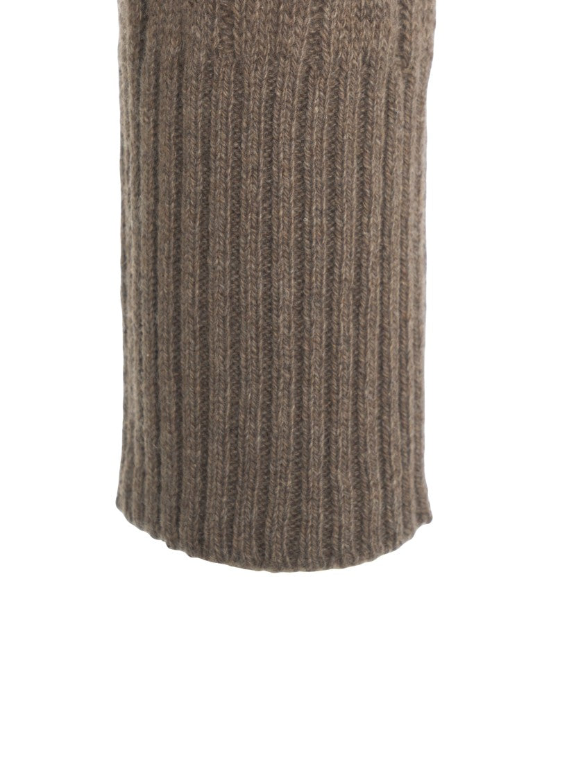 Grifoni Cable-Knit Sweater With Classic Round Neck