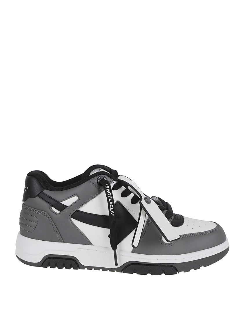 Off-White Leather Low-Top Sneakers