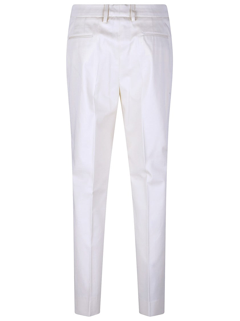 Pt Torino New York White Cotton Pants