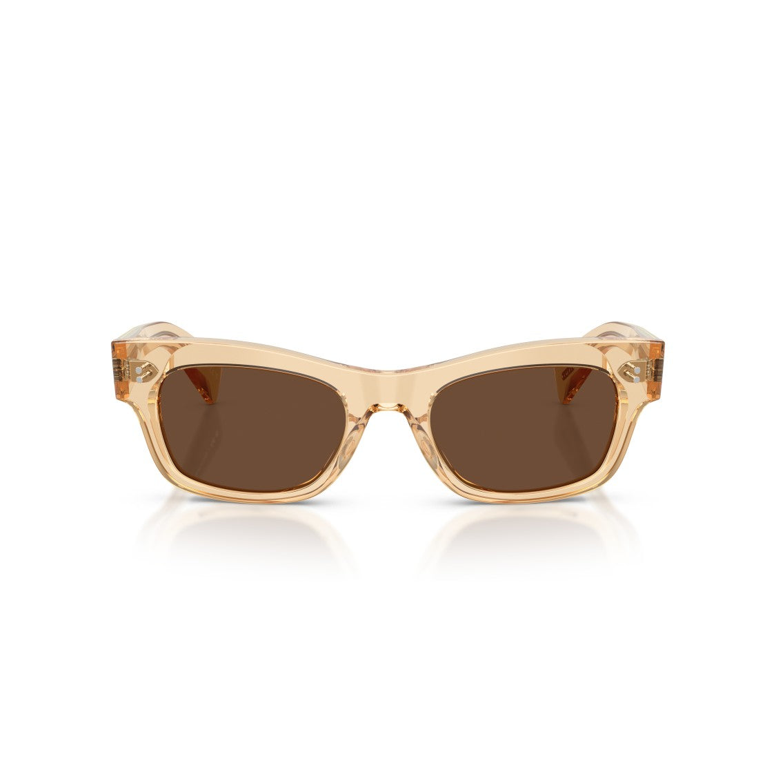 Oliver Peoples 0Ov5609su Translucent Beige Acetate Sunglasses With Brown Lenses
