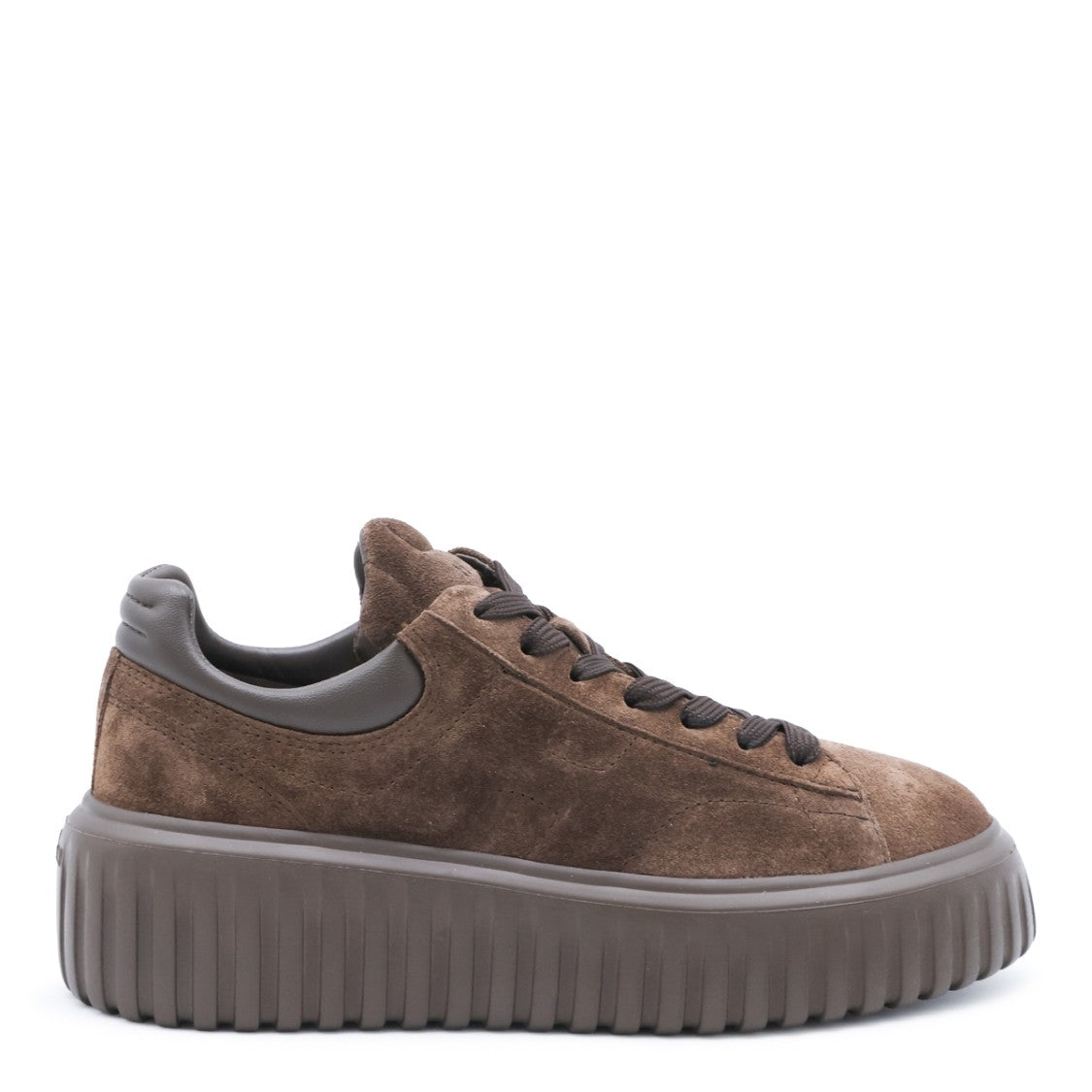 Hogan Chunky Platform Sneakers With Suede Upper
