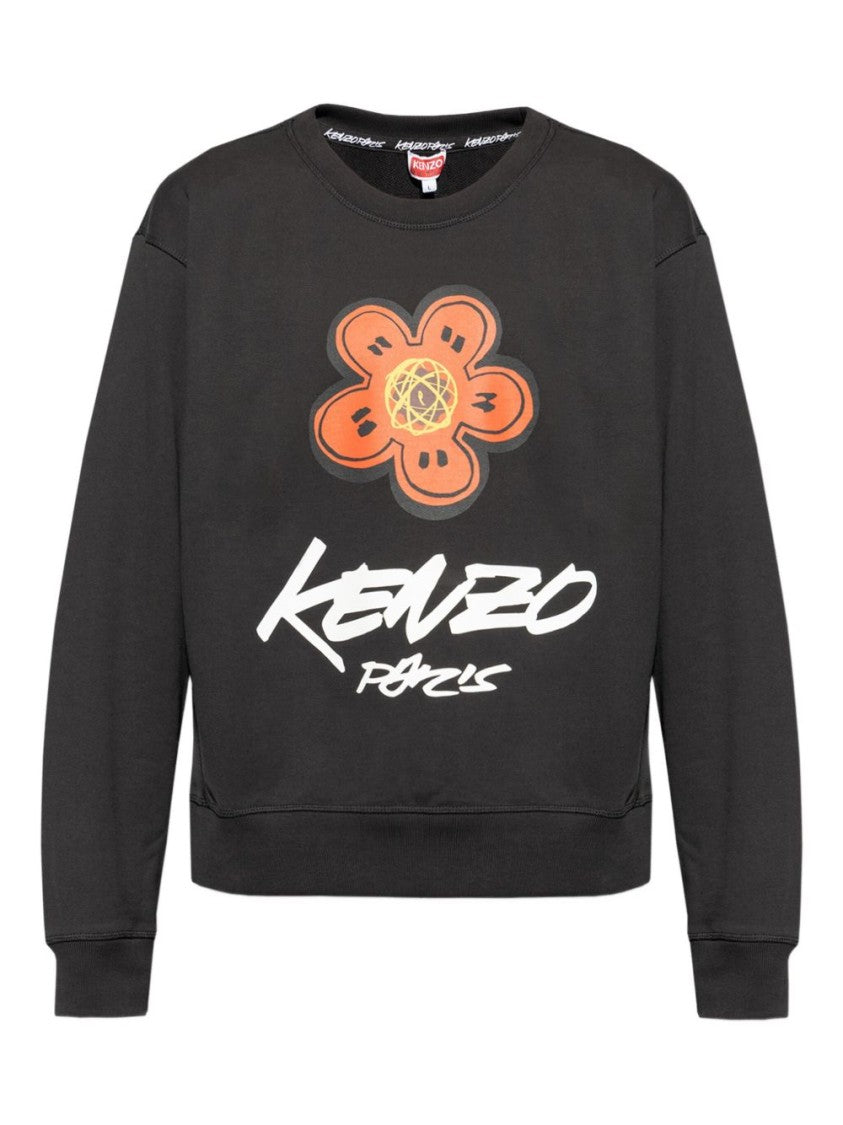 Kenzo Crew Neck Black Sweatshirt