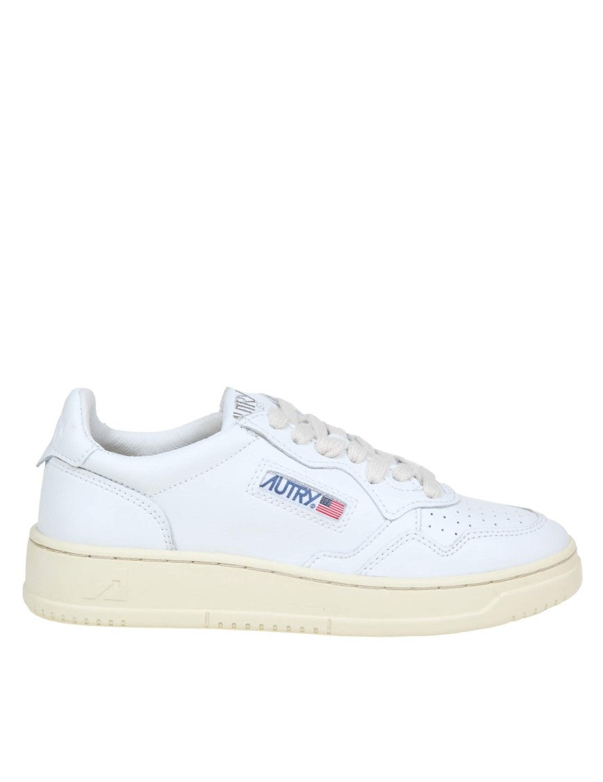 Autry White Leather Sneakers