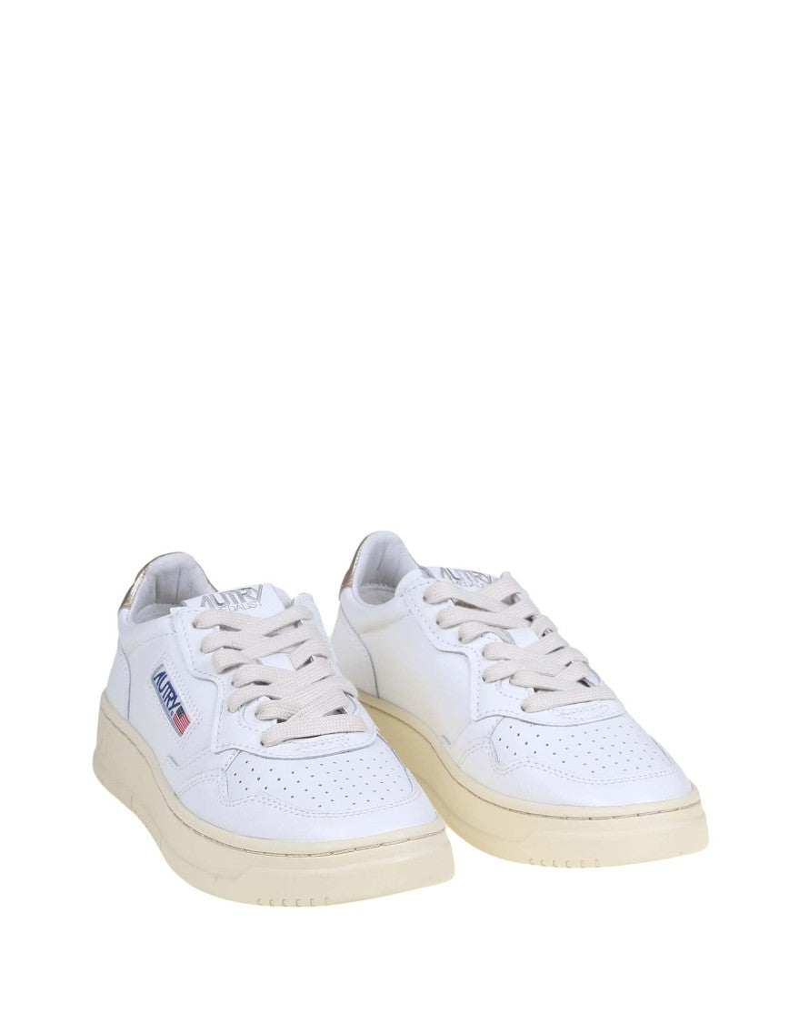 Autry White Leather Sneakers
