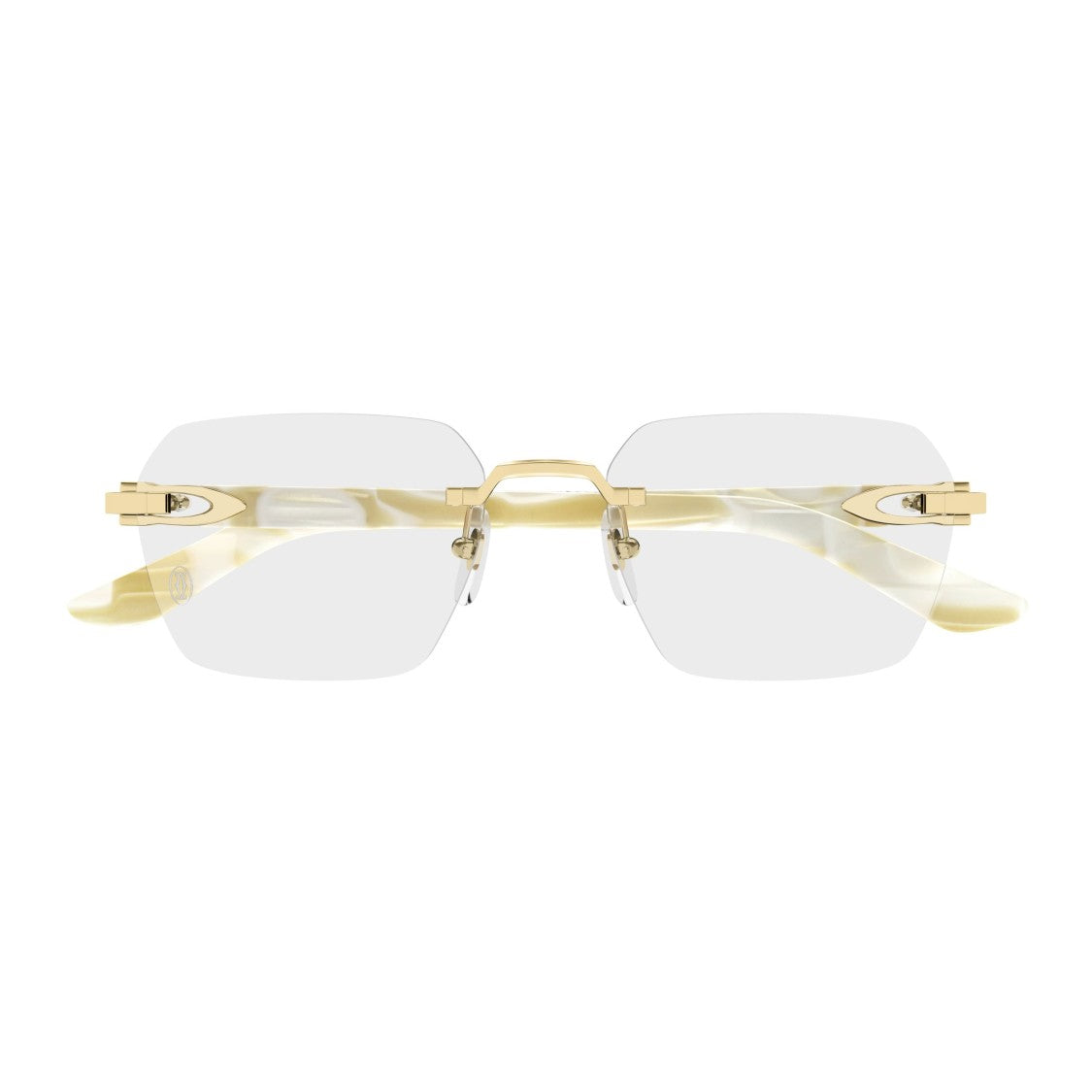 Cartier Ct0623o Rectangular Rimless Eyeglasses
