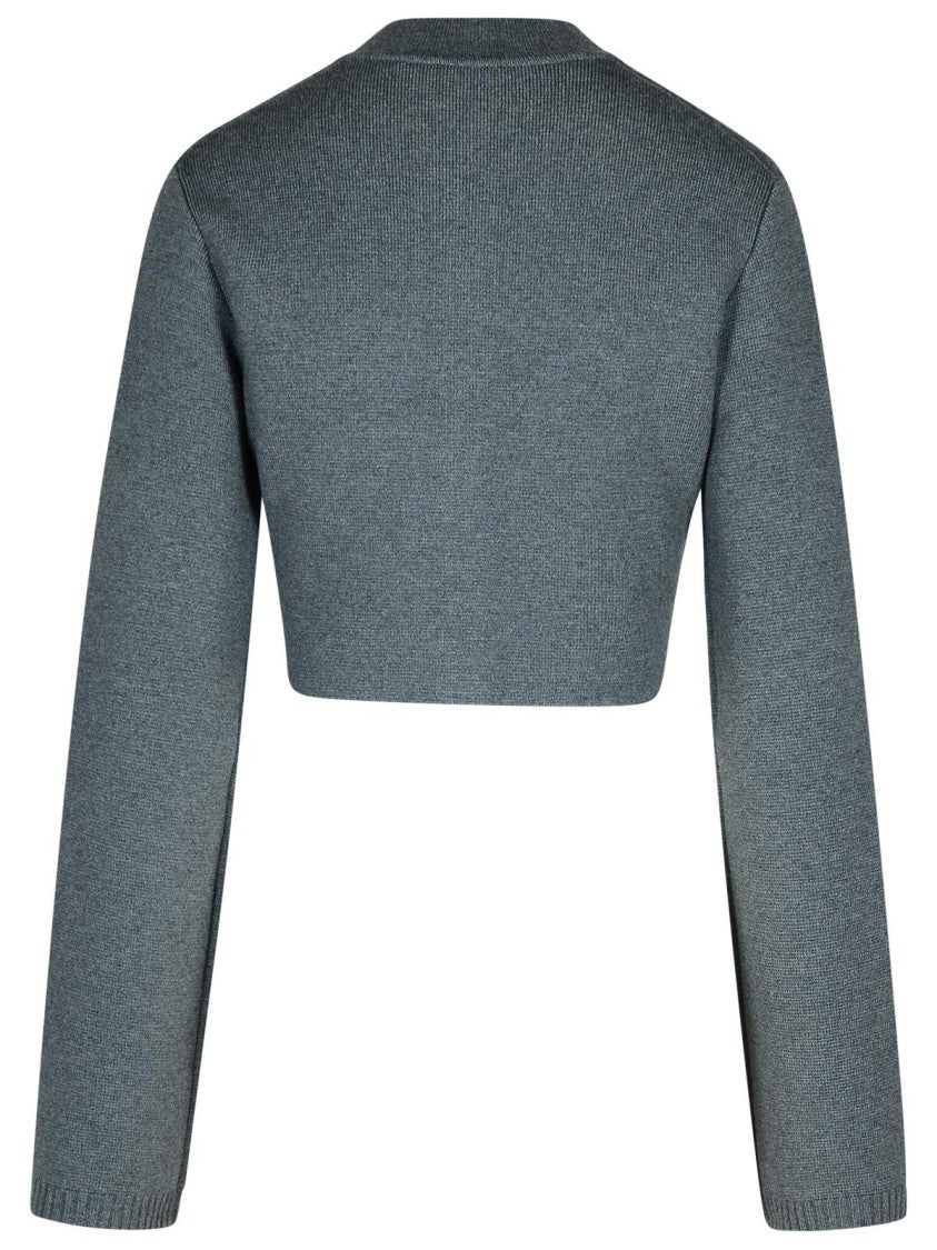 Khaite Ello' Grey Wool Blend Jacket