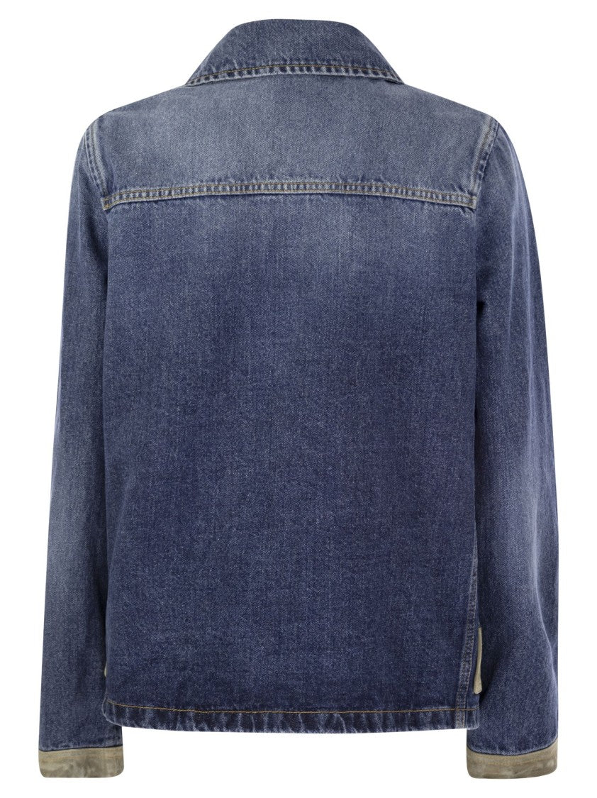 Fay 3-Hook Denim Jacket