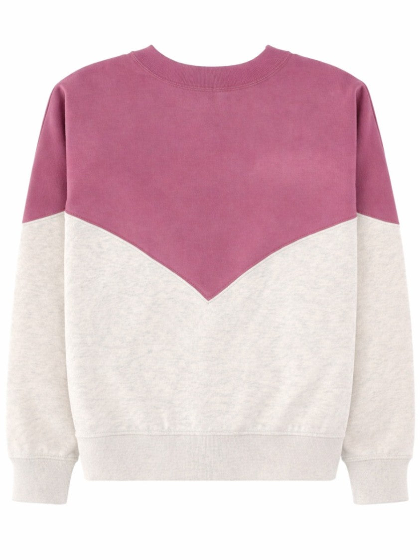 Isabel Marant Étoile Houston Chevron Pattern Logo Sweatshirt