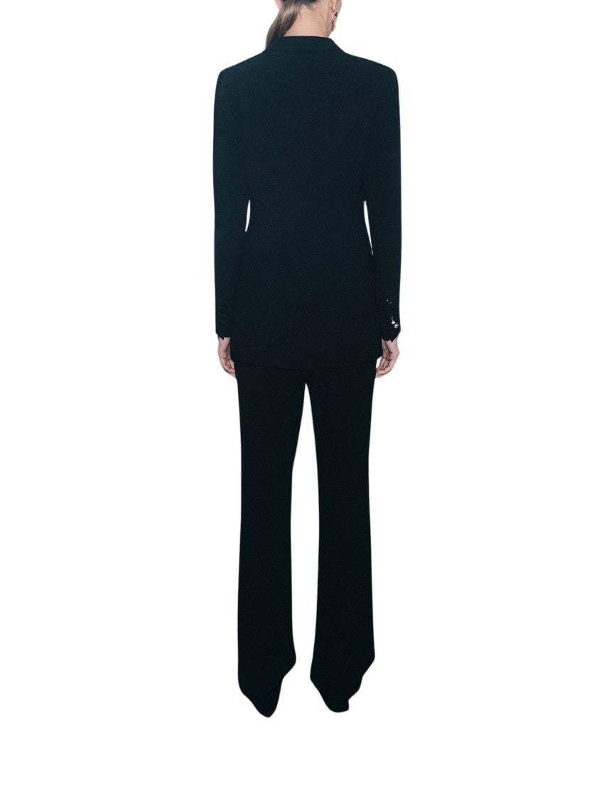 Marella Mllottone Asymmetrical Tailored Black Blazer