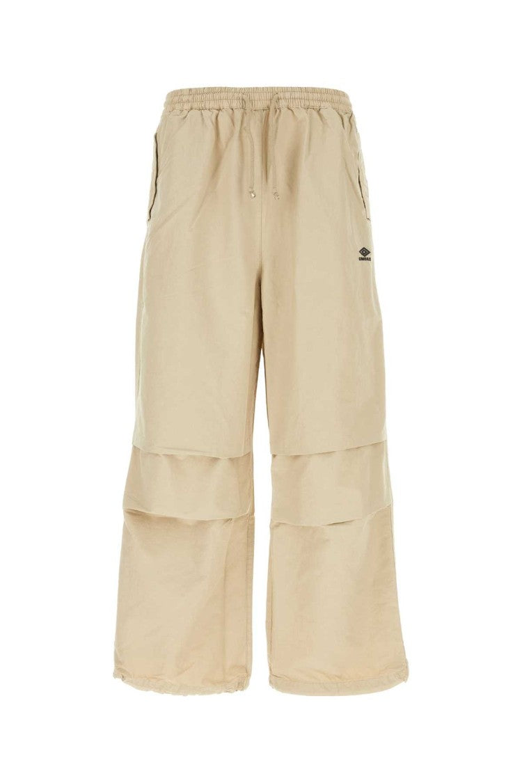Umbro Beige Cotton Blend Oversize Pant