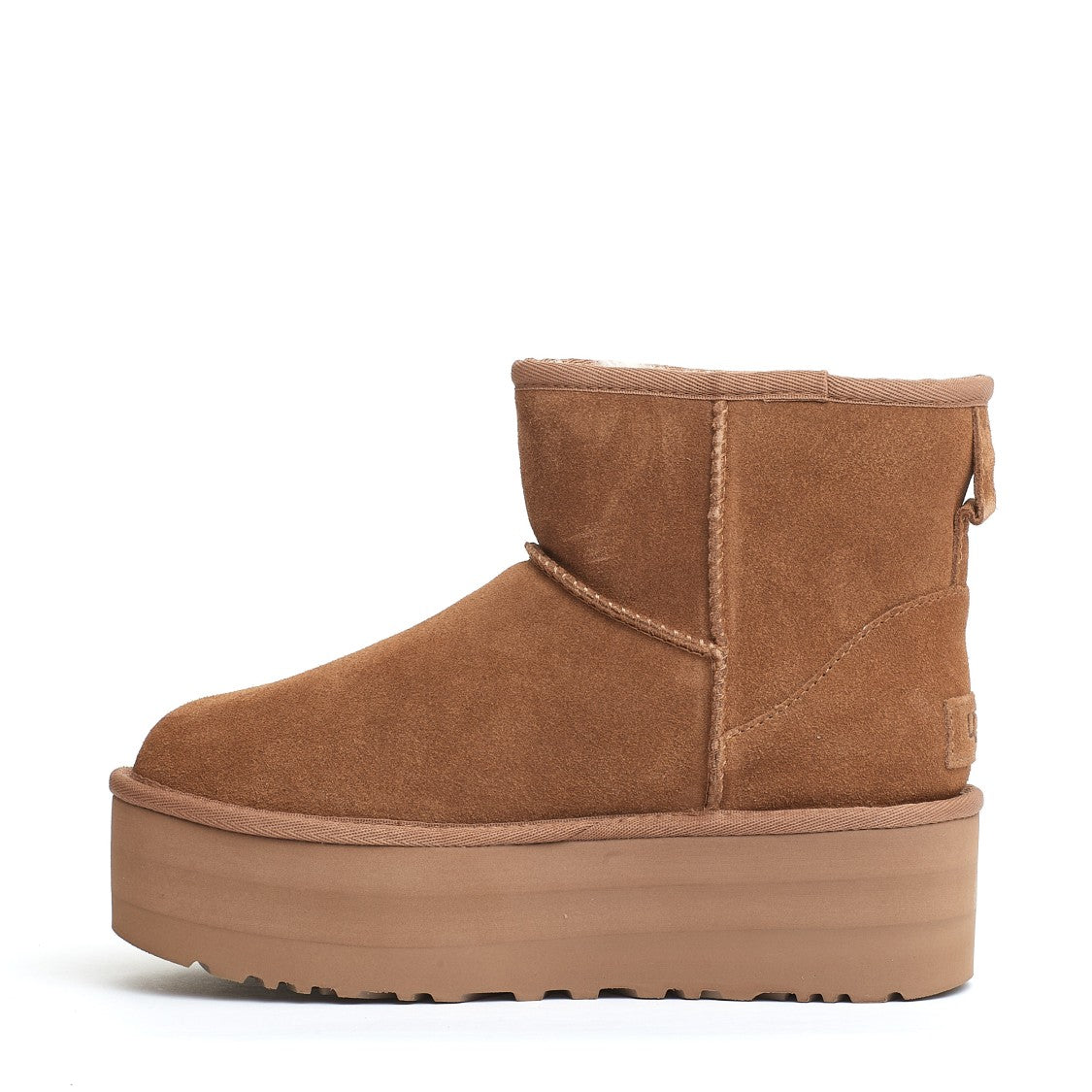 Ugg Classic Mini Platform Cuoio Ankle Boots