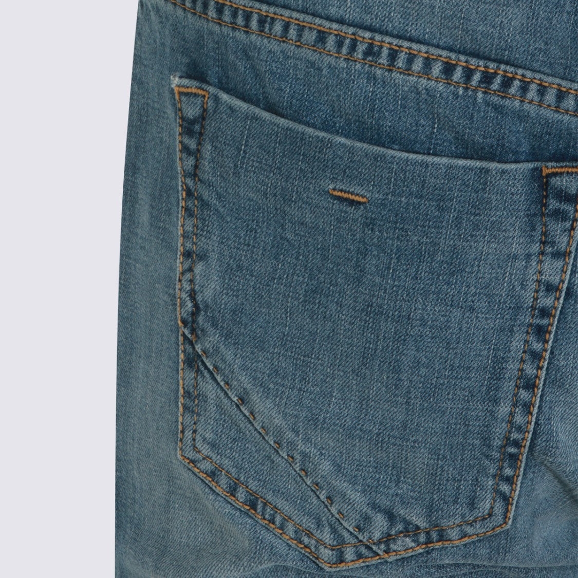 Incotex Blue Division Straight-Leg Jeans With Five-Pocket Design And Subtle Fading