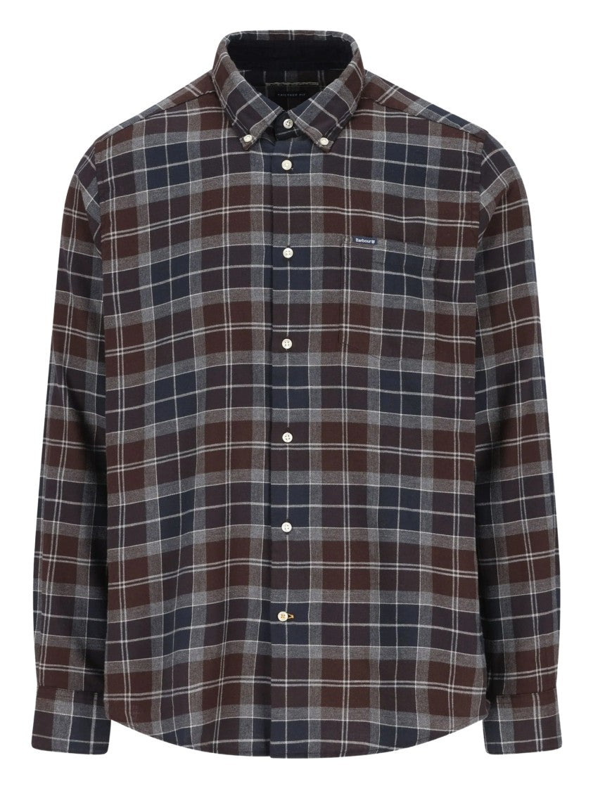 Barbour Check-Pattern Cotton Shirt