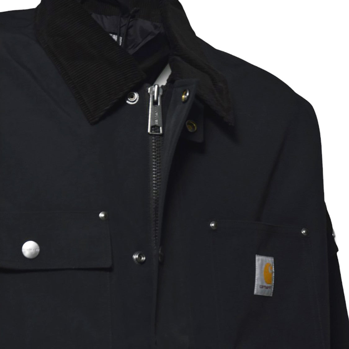 Carhartt Wip Black Cotton Clapton Jacket