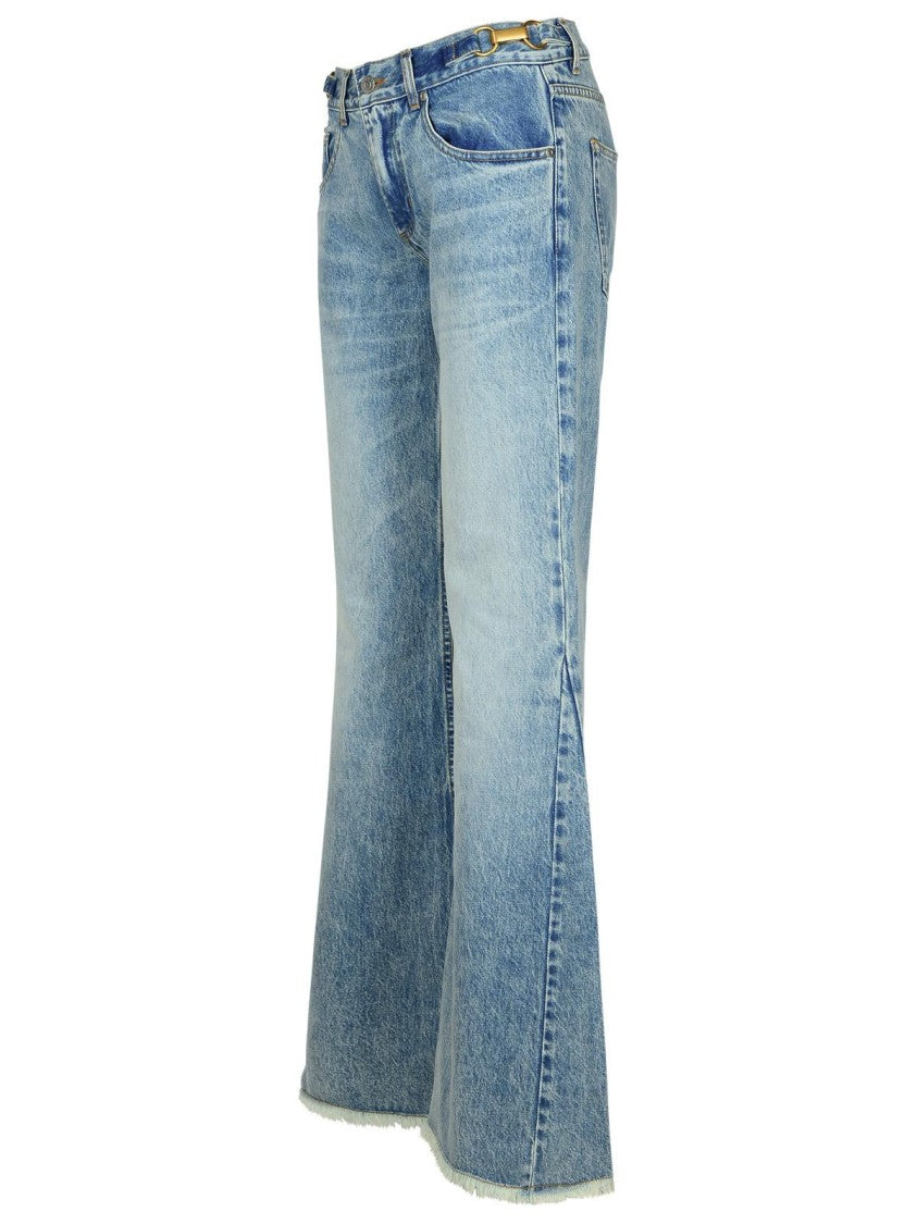 Stella Mccartney Light Blue Cotton Jeans