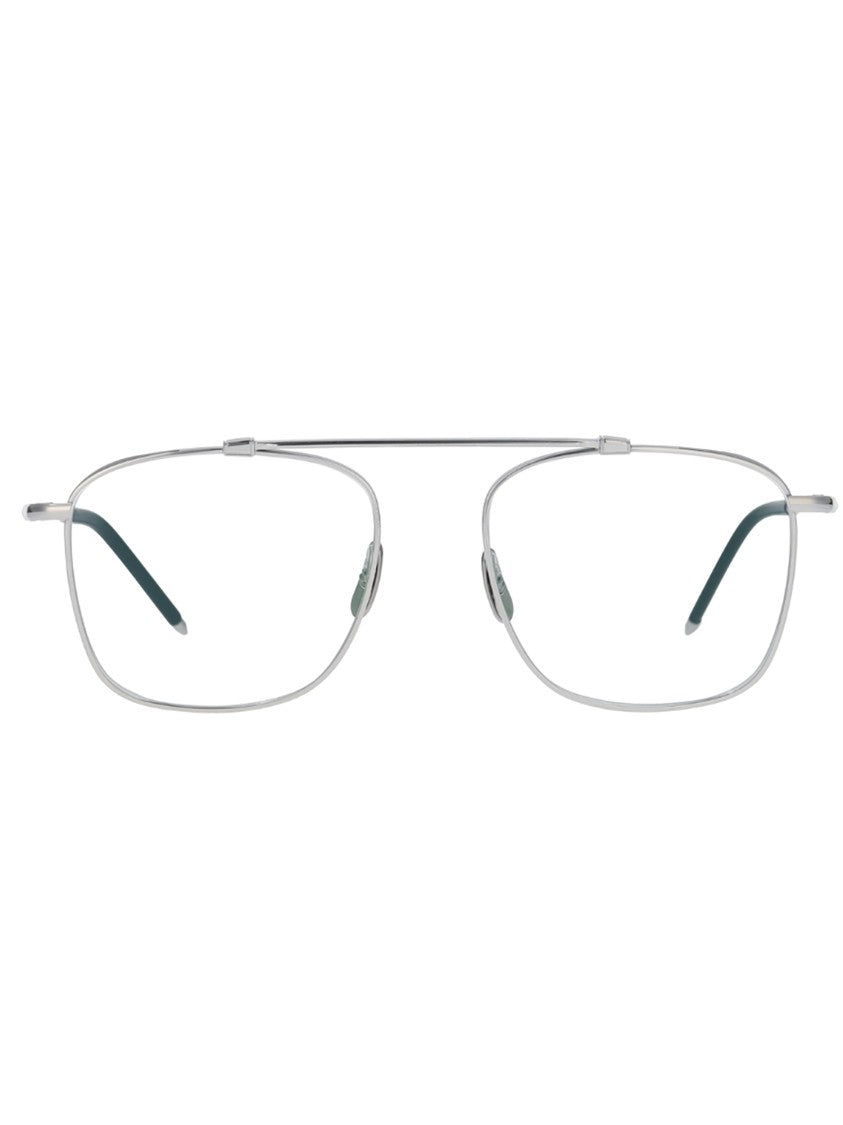 Yellows Plus Minimalist Grey Metallic Optical Frames By Yellows Plus