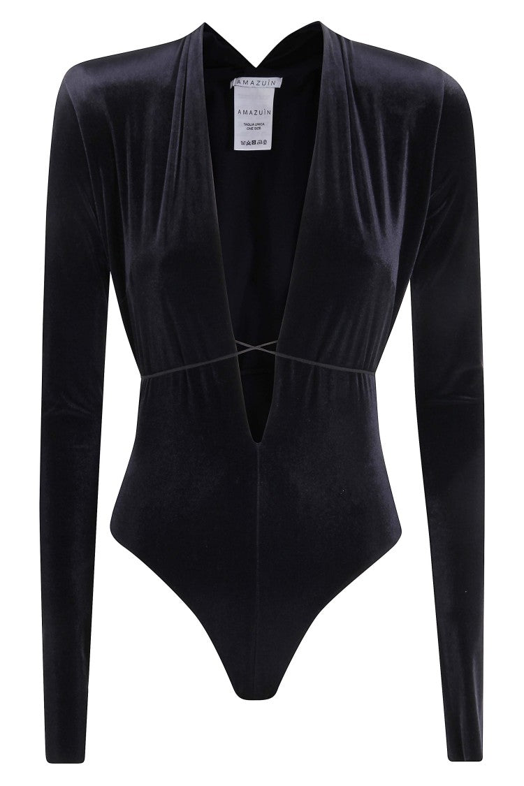 Amazuin Velvet Jersey Bodysuit