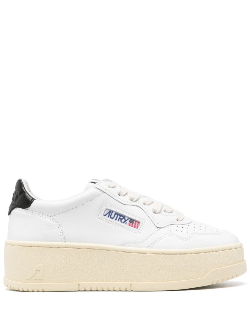Autry White Medalist Sneakers