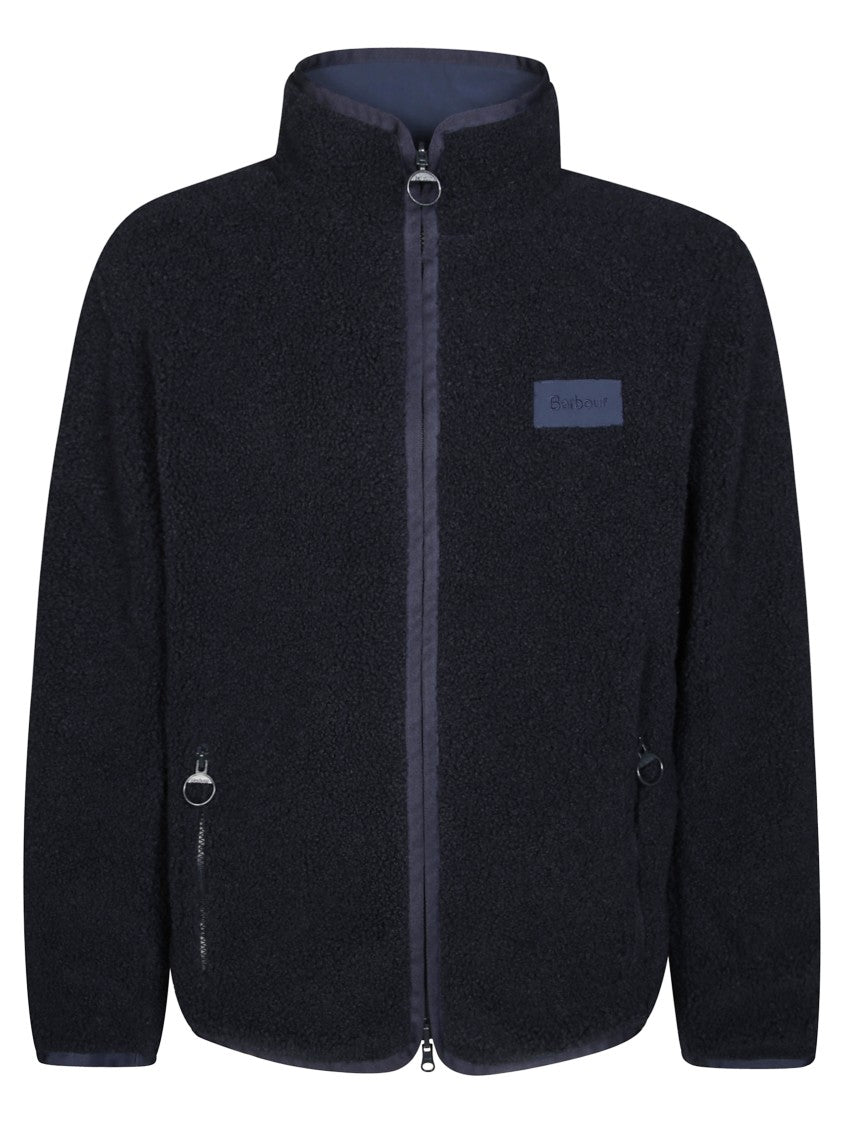 Barbour Reversible Navy Fleece Jacket
