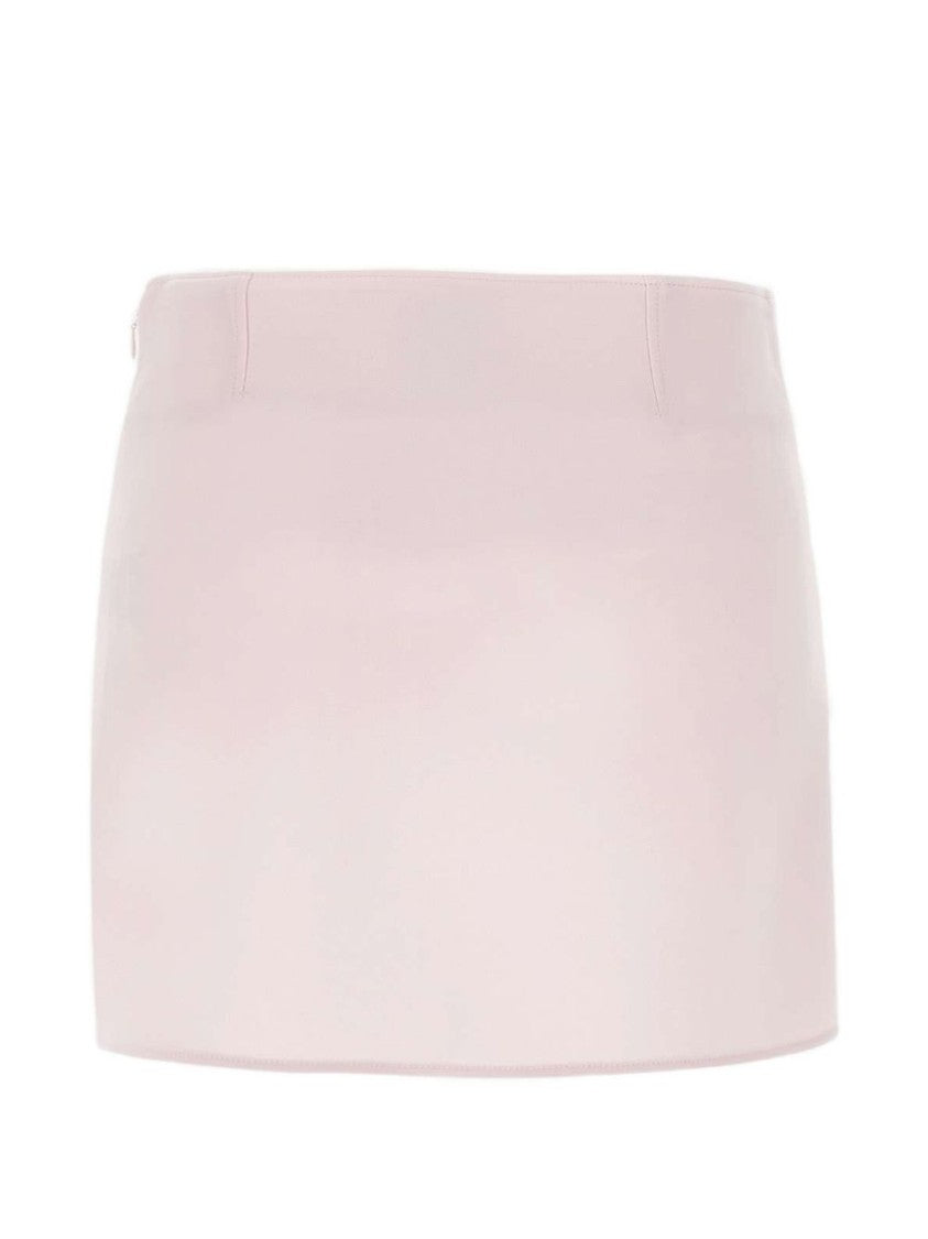 Courrèges Pastel Pink Mini Skirt With High Waist