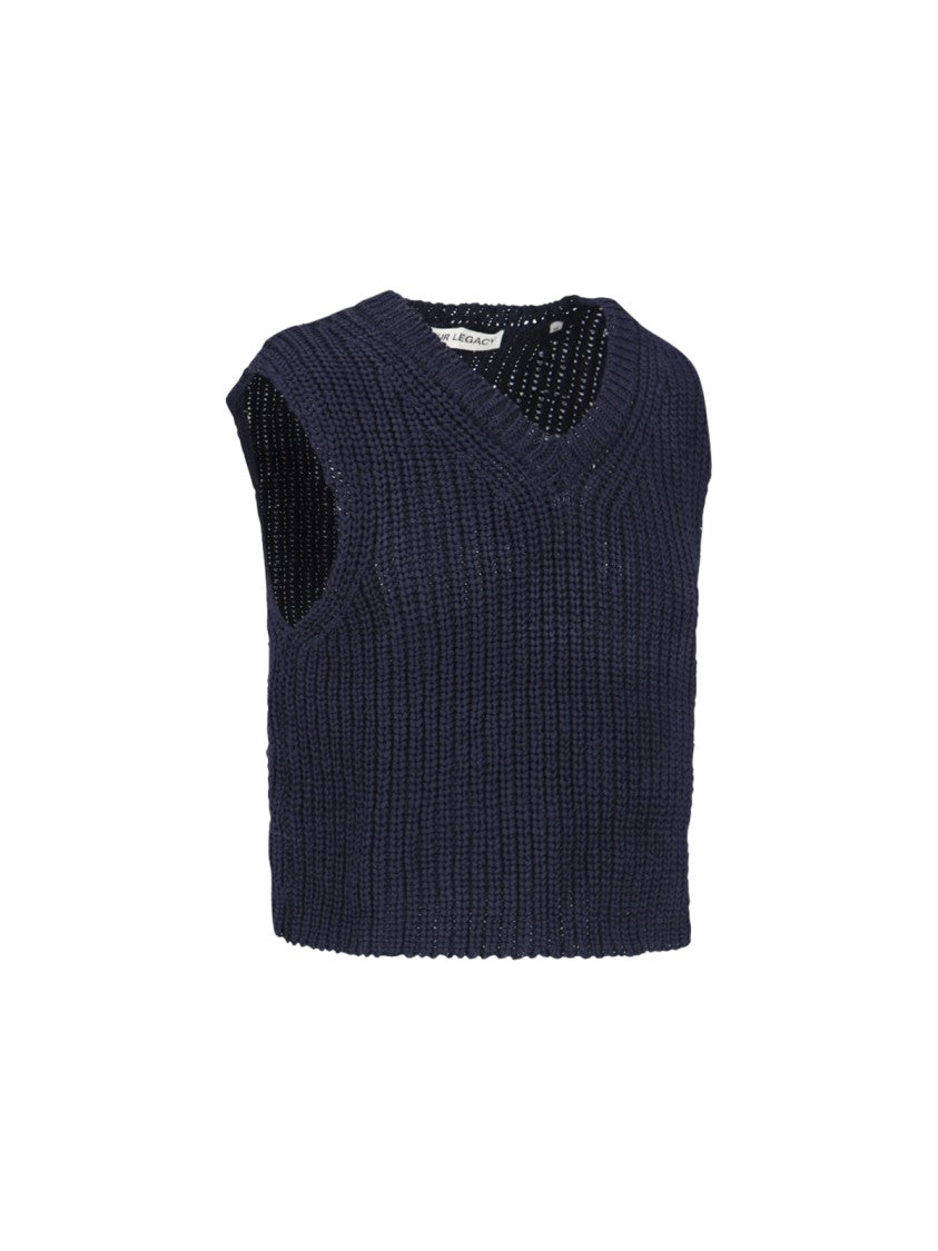 Our Legacy "Intact" Sleeveless Sweater – Blue
